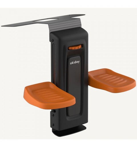 Okiday Stópołapki - Podnóżek do fotelików samochodowych, podpórka, podstawka | Pomarańczowy